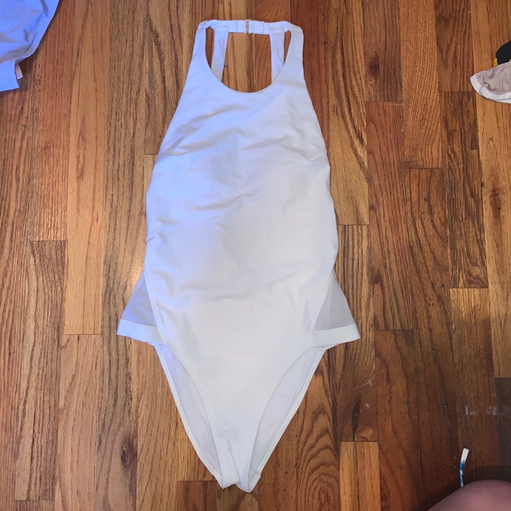 White PacSun one piece swimsuit